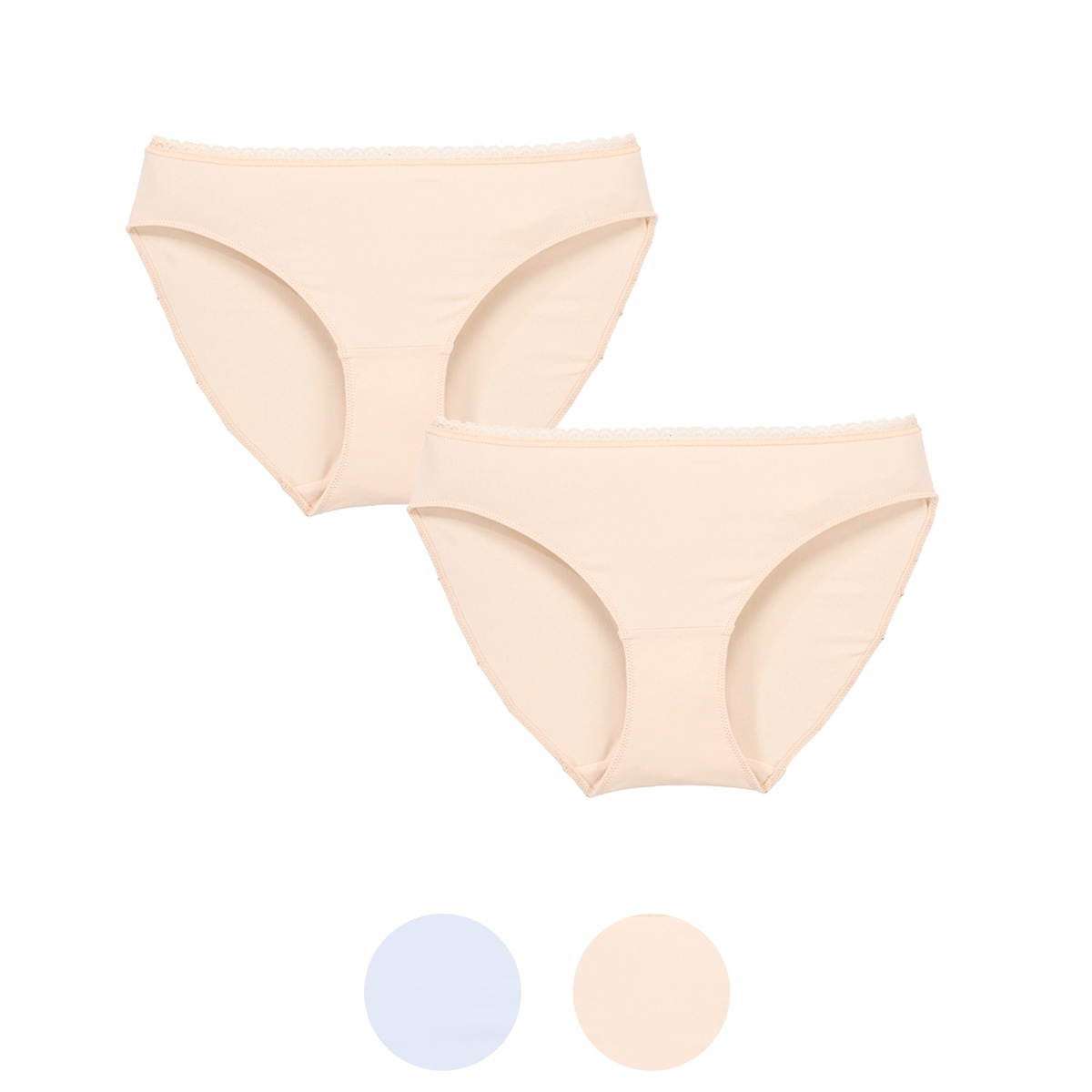 Bild 1 von BLUE MOTION Damen Komfort-Slips, 2er-Packung