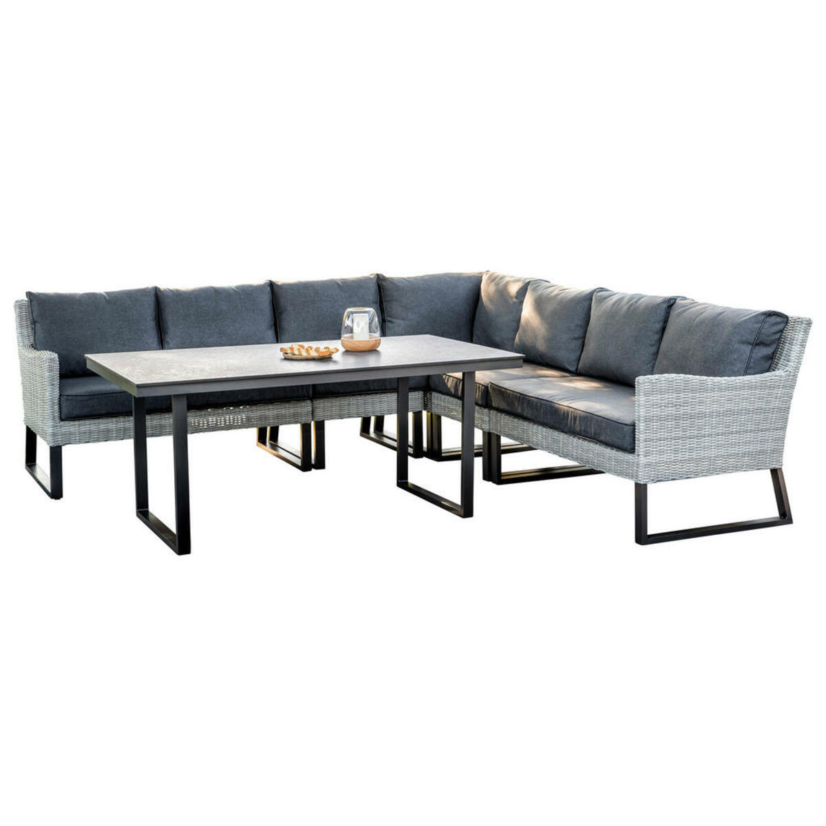 Bild 1 von Kettler DINING-LOUNGESET Anthrazit, Weiß