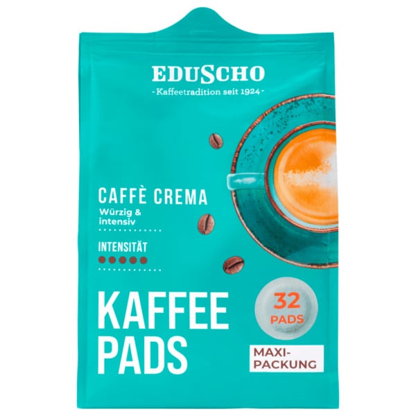 Bild 1 von Eduscho Kaffee Pads Caffè Crema 217g, 32 Pads