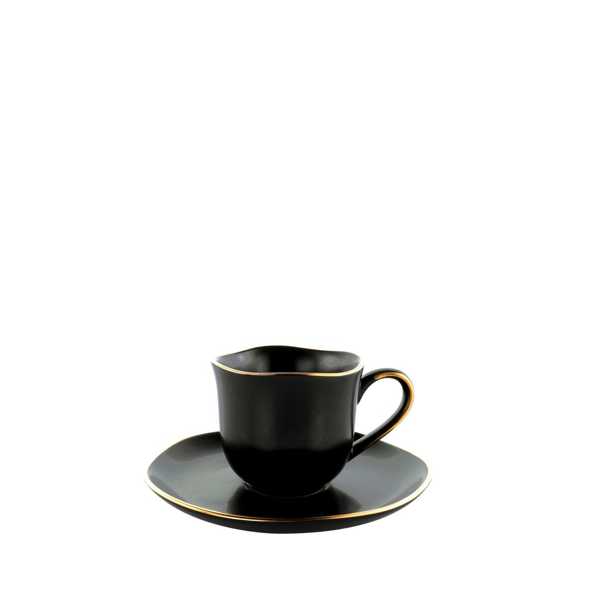 Bild 1 von Espressotasse mit Untertasse Onix aus Porzellan ca. 110ml
