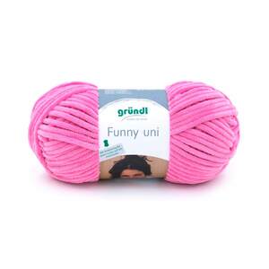 Wolle "Funny uni" 100 g fuchsia