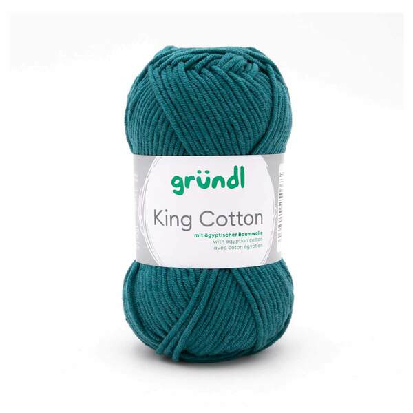 Bild 1 von Wolle "King Cotton" 50 g petrol