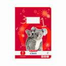 Bild 1 von Herlitz Heft DIN A4 16 Blatt Lineatur 07 mit Koala-Motiv