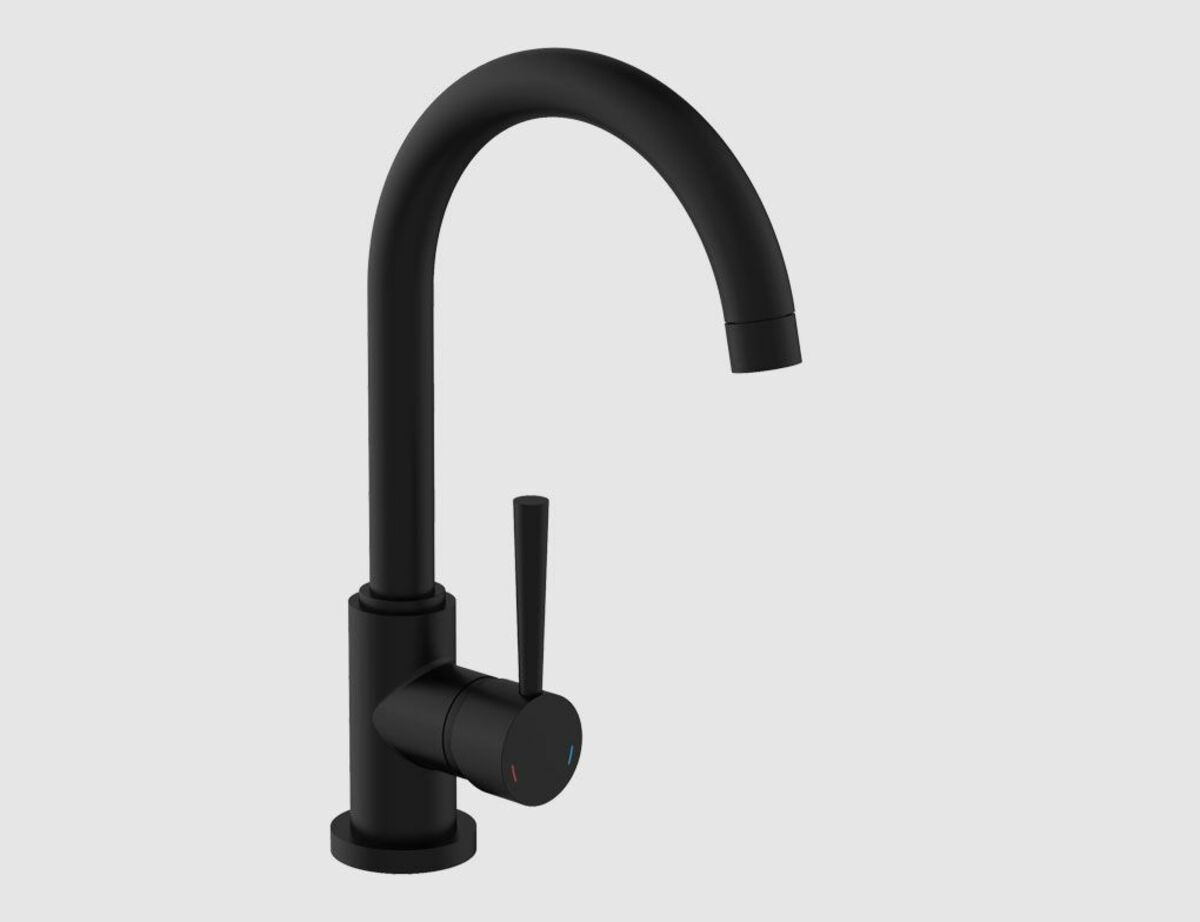 Bild 1 von Küchenarmatur Cornwall Schwarz Matt