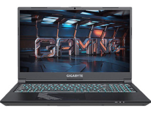 GIGABYTE G5 MF-E2DE333SD, Gaming Notebook mit 15,6 Zoll Display, Intel® Core™ i5 Prozessor, 8 GB RAM, 512 SSD, NVIDIA GeForce RTX 4050 GPU, Schwarz
