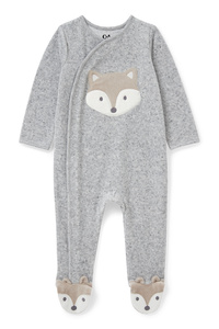 C&A Baby-Schlafanzug, Grau, Größe: 68