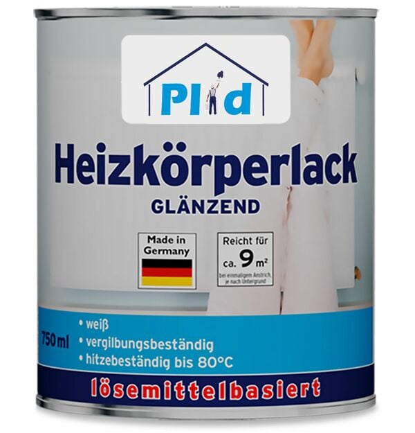 Bild 1 von Premium Heizkörperlack LH Thermolack weiß Glänzend Weiß