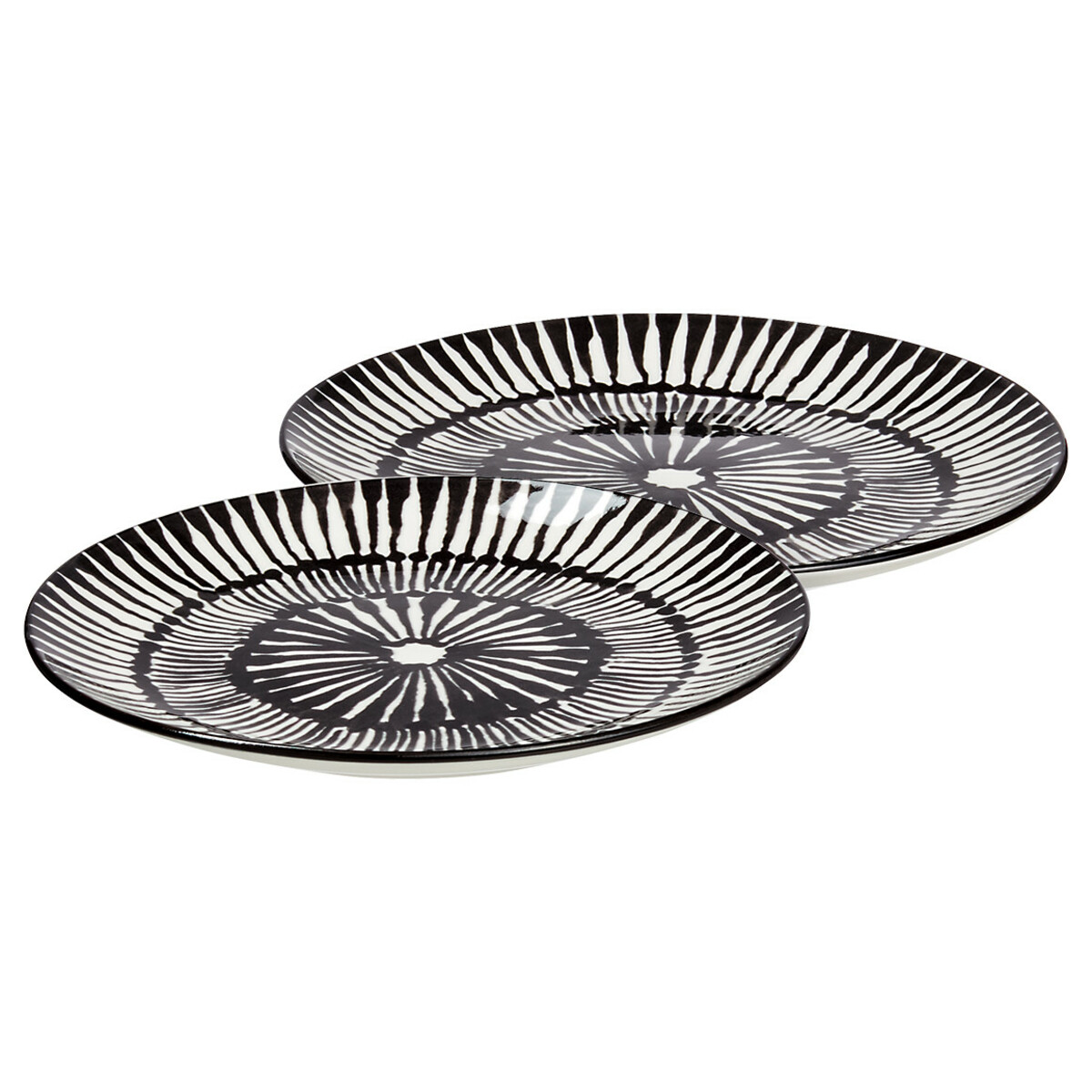 Bild 1 von 2 kleine Teller mit grafischem Muster