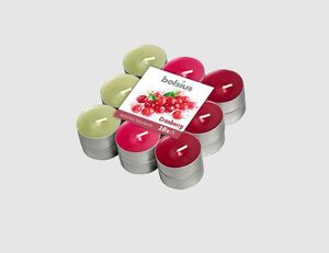Duft-Teelichter Flatpack Cranberry