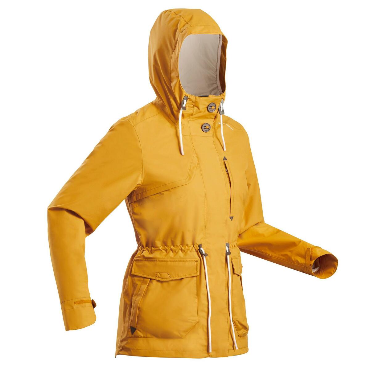 Bild 1 von Regenjacke Damen wasserdicht Wandern - NH550 ocker