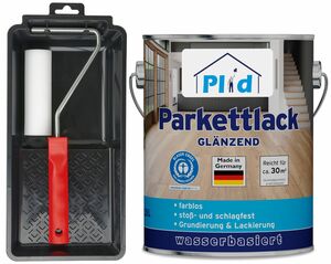Premium Parkettlack Parkettsiegel Klarlack Farblos Set Farblos - Glänzend