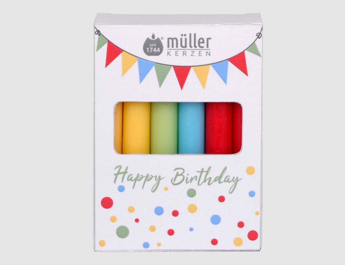 Bild 1 von Geburtstagskerzen Bunt