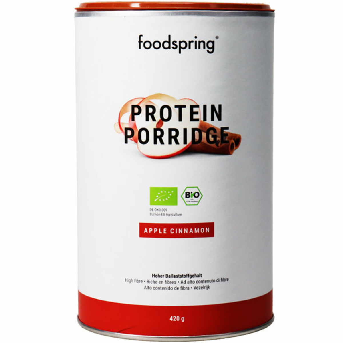Bild 1 von Foodspring BIO Protein Porridge Apfel-Zimt
