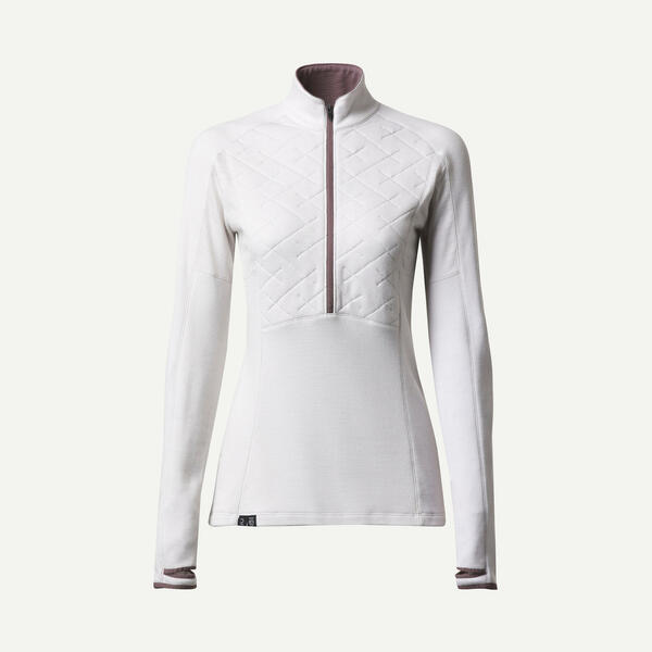 Bild 1 von Merinoshirt Damen langarm Kragen Zip - MT900