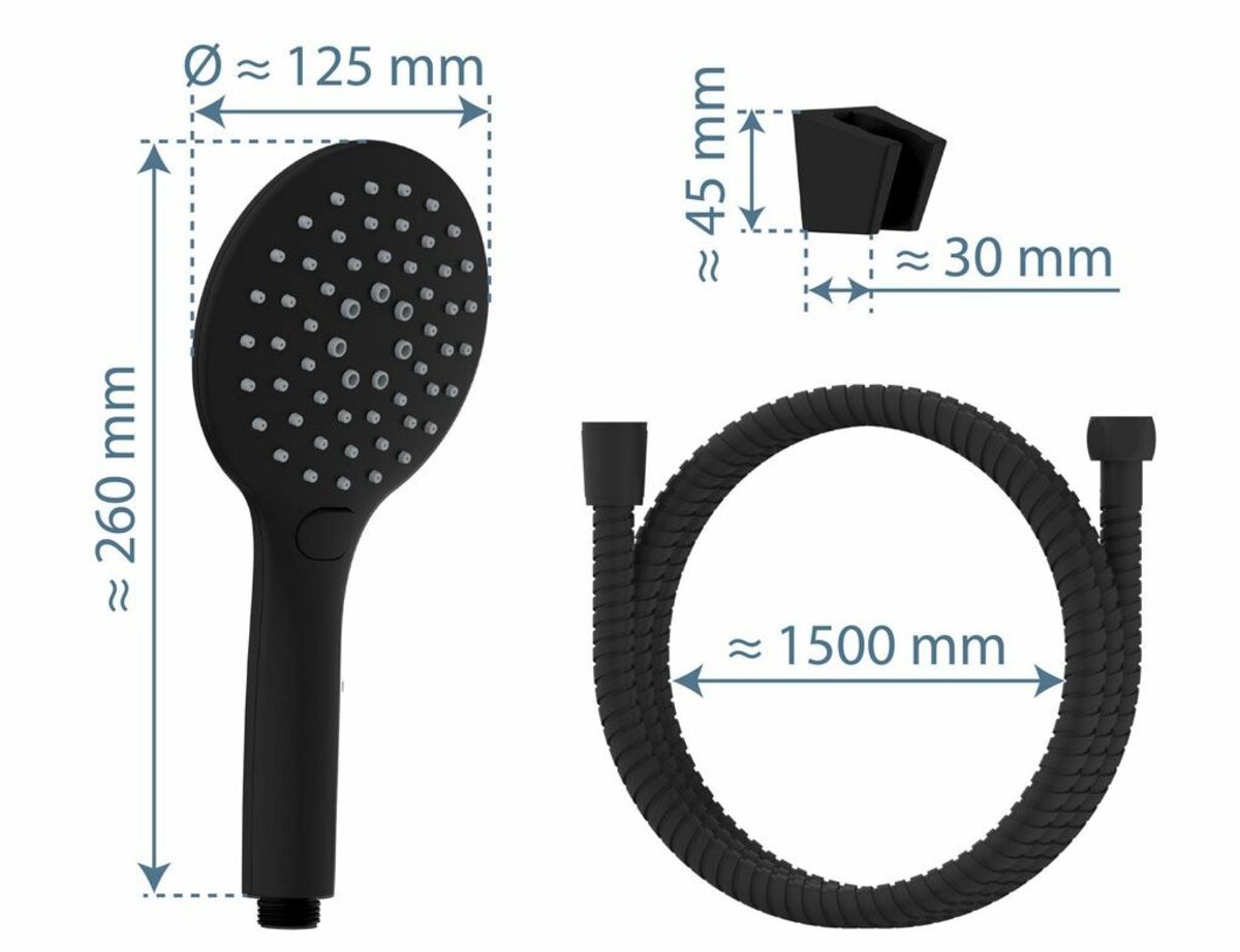 Bild 3 von Duschset Raven Schwarz