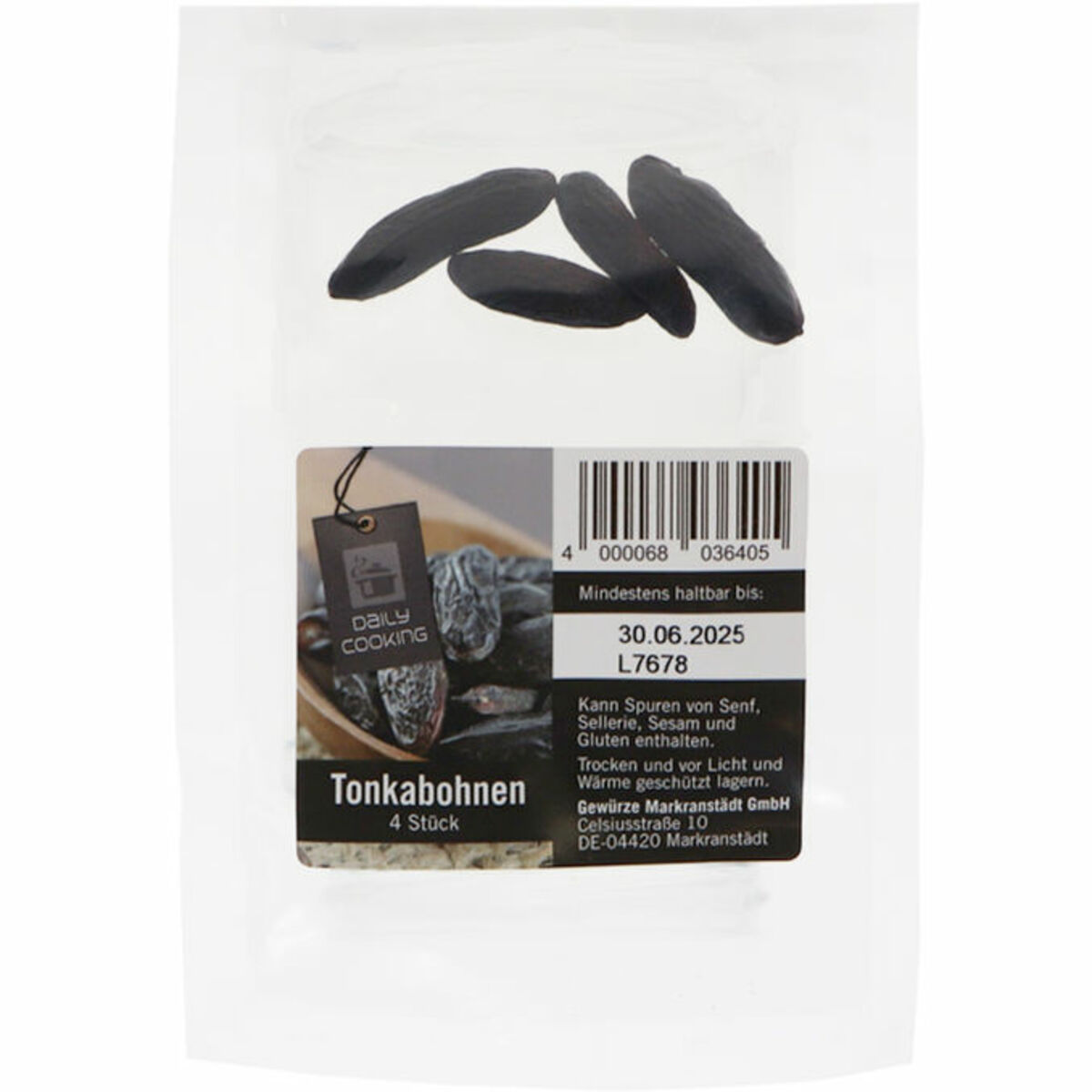 Bild 1 von Daily Cooking Tonkabohnen, 4 Stück