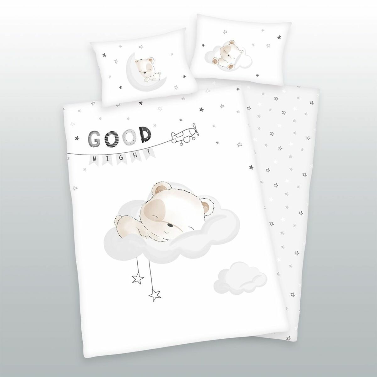 Bild 1 von Sleeping little bear Bettwäsche, Größe: 100 x 135 cm