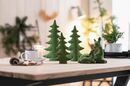 Bild 1 von HomeLiving Tannenset, 3/S, Wohnaccessoires, Terracotta, grün, Dekotannen, Weihnachtsdeko