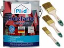 Bild 1 von Premium Holzfarbe Holzlack Farbe für Holz Pinsel Silbergrau
