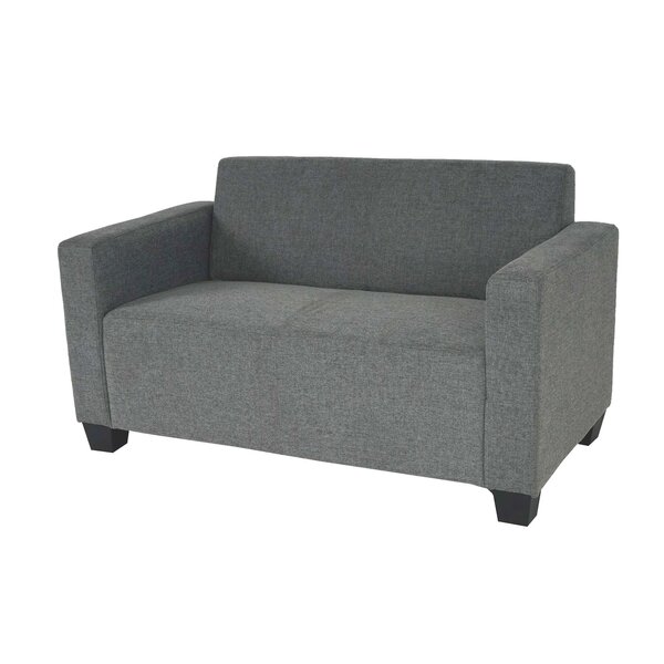 Bild 1 von 2er Sofa Couch Moncalieri Loungesofa Stoff/Textil ~ grau
