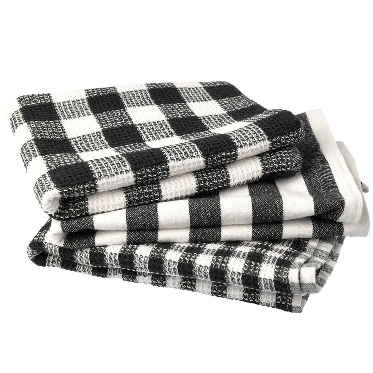 Bild 1 von 3 Geschirrtücher mit Karo-Muster