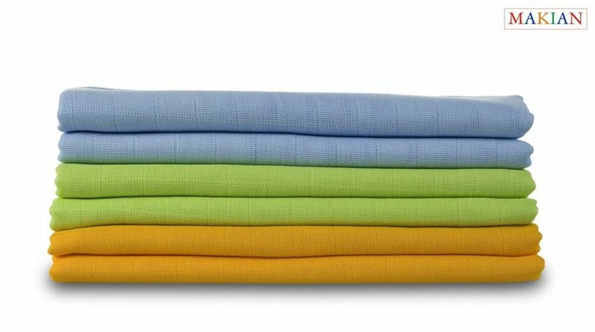 Bild 1 von MAKIAN Moltonwindeln, 6er Set, bunt, unisex, 80x80cm