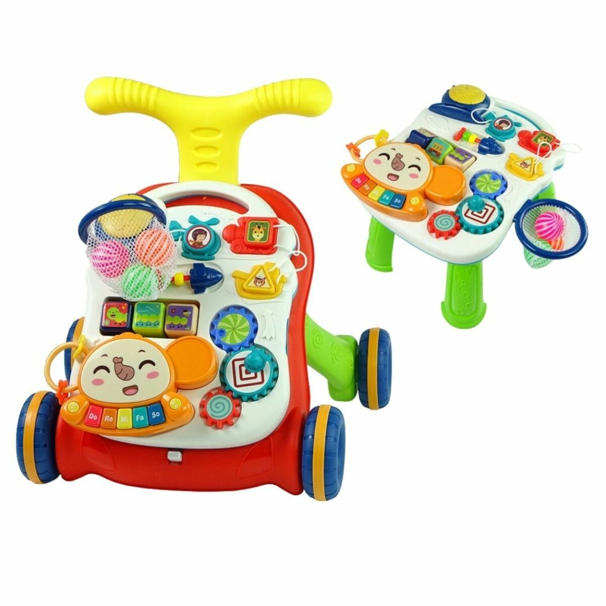 Bild 1 von Coemo 2in1 Baby Laufwagen Rolli und Multifunktion Spieltisch