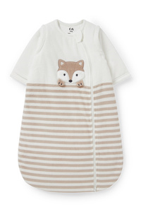 C&A Baby-Schlafsack-gestreift, Weiß, Größe: 90 cm