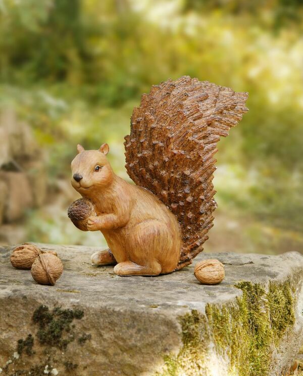 Bild 1 von HomeLiving Eichhörnchen "Puschel", Dekoration Figur Dekofigur Wohnen Accessoires