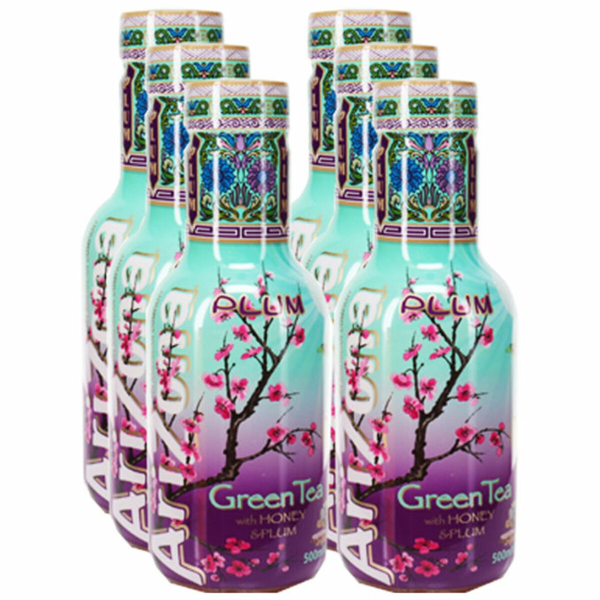 Bild 1 von AriZona Grüner Tee Pflaume, 6er Pack (EINWEG) zzgl. Pfand