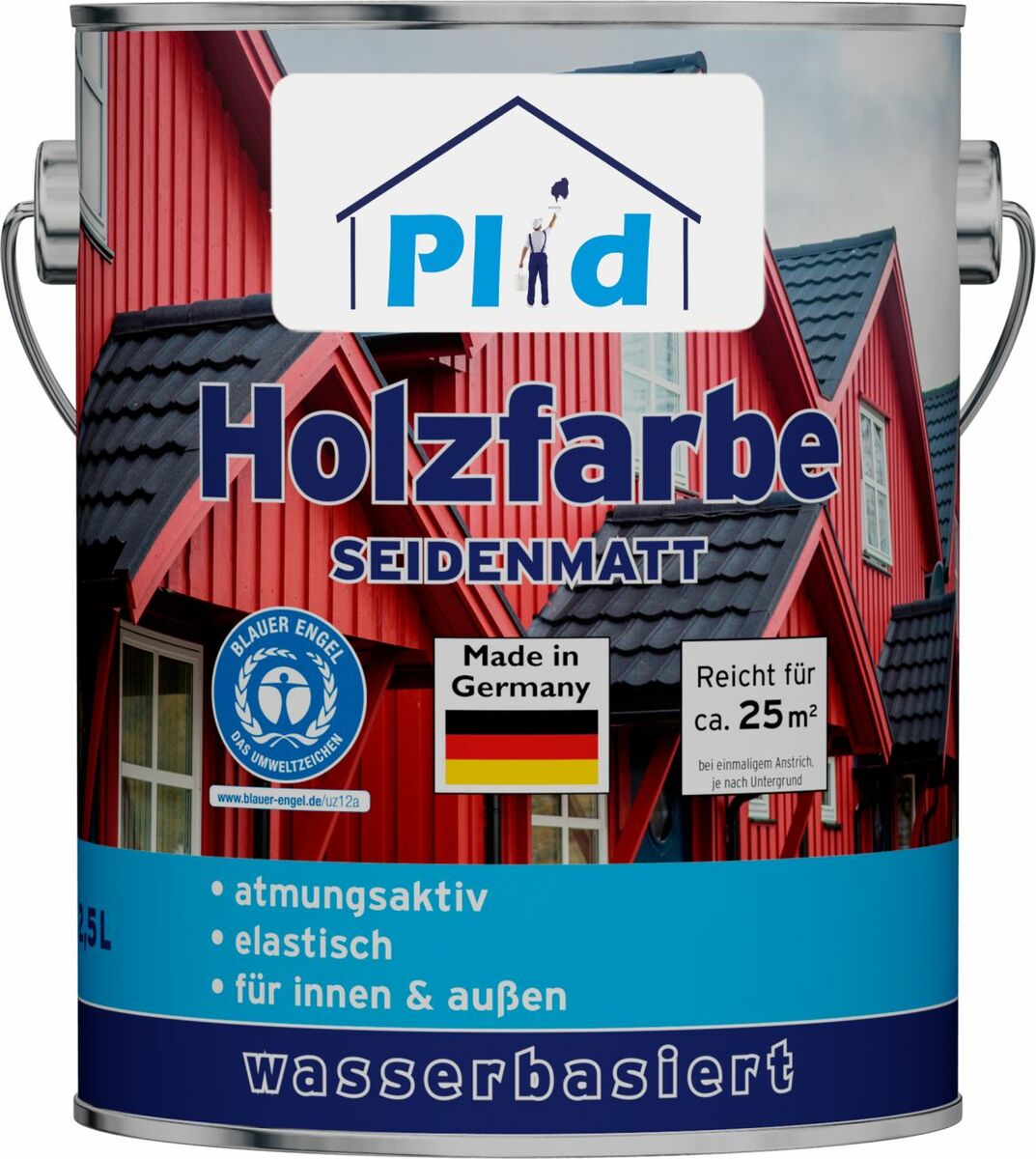 Bild 1 von Premium Holzfarbe Holzlack Farbe für Holz Anthrazitgrau