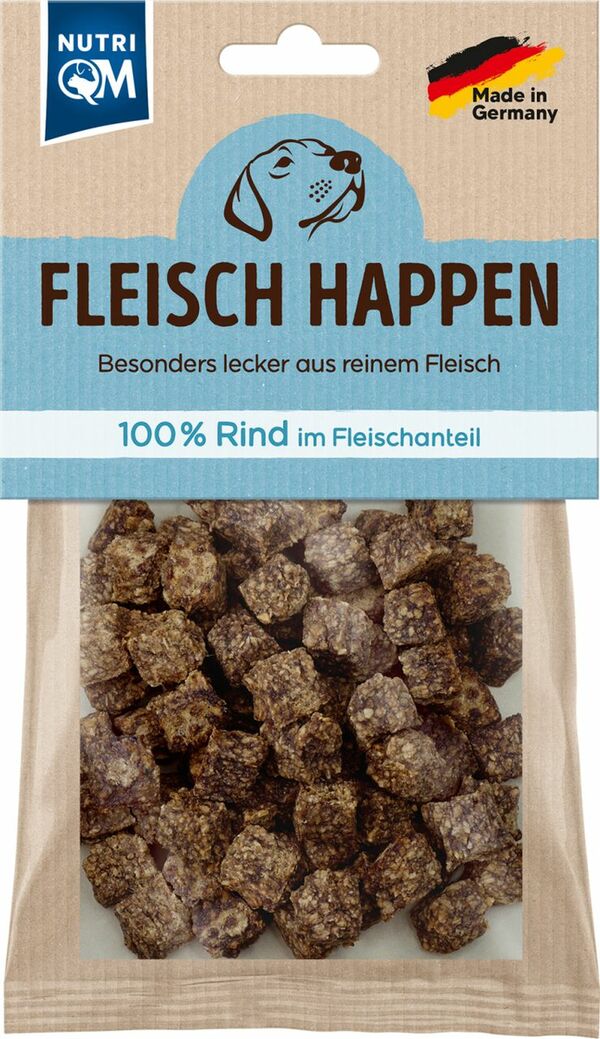 Bild 1 von NutriQM Fleisch Happen Rind 100g