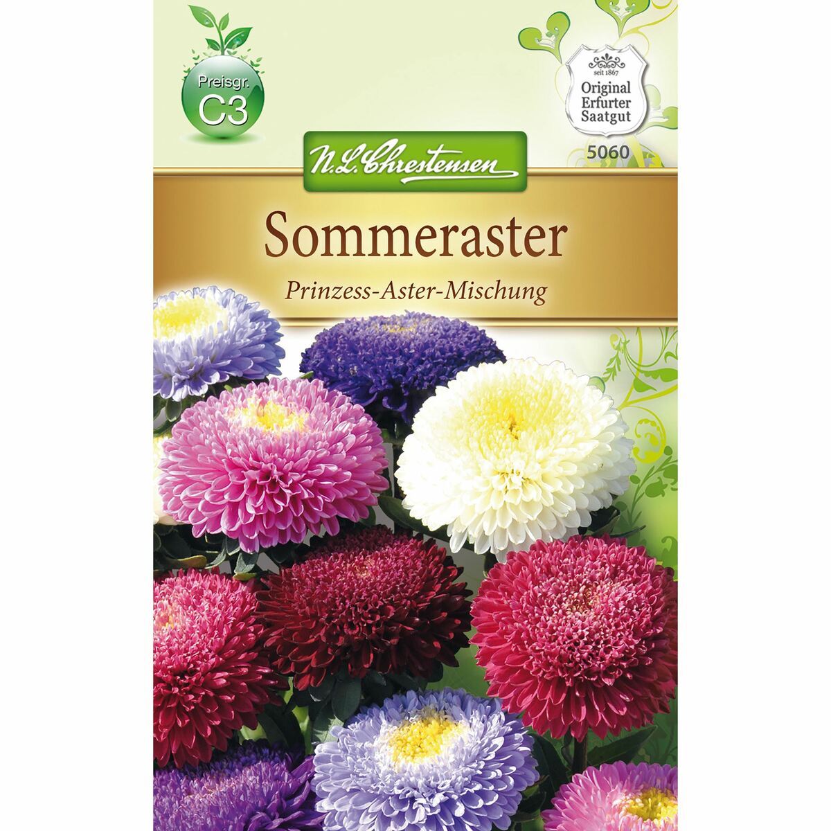 Bild 1 von Callistephus Sommeraster, Prinzeß-Aster, Mischung