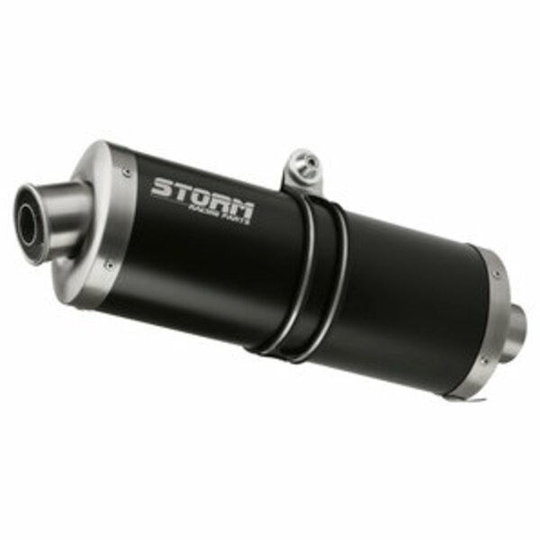 Bild 1 von STORM Steel Black Oval Endschalldämpfer Storm