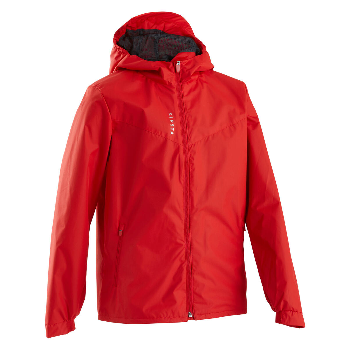Bild 1 von Kinder Fussball Regenjacke - T500 rot