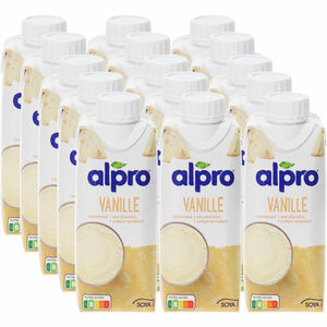 ALPRO Sojadrink Vanille, 15er Pack (kleine Packung)