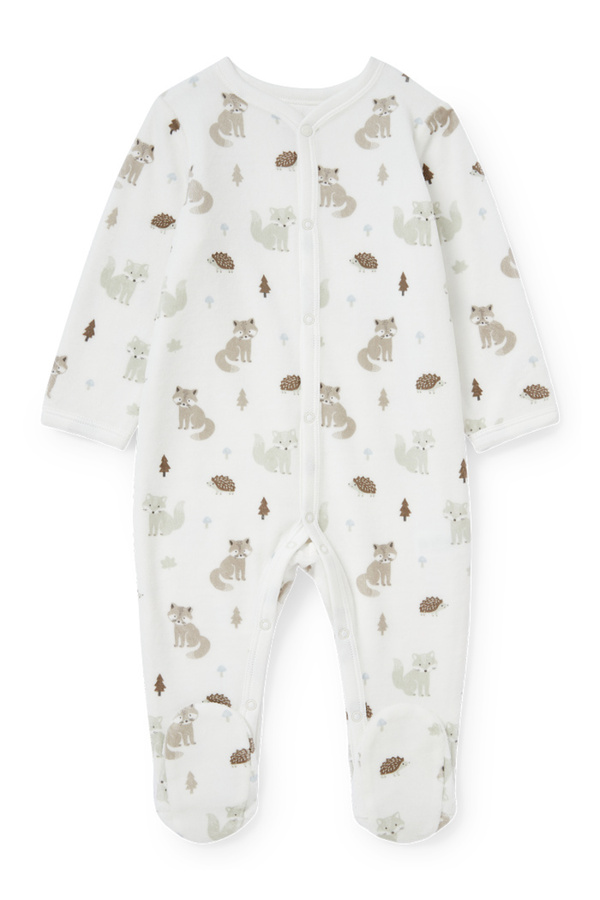 Bild 1 von C&A Baby-Schlafanzug, Weiß, Größe: 68
