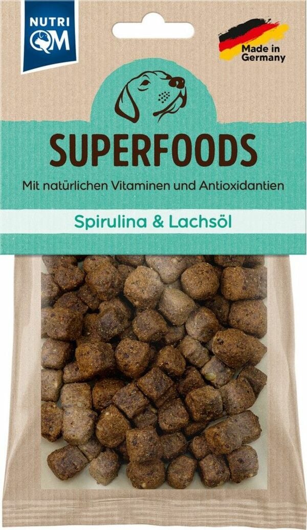 Bild 1 von NutriQM Superfoods mit Spirulina & Lachsöl, 150 gr.