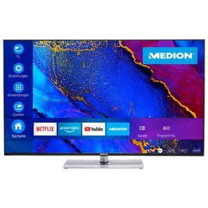 MEDION LIFE® X16598 (MD 32046)  LCD Smart-TV, 163,9 cm (65'') Ultra HD Display, HDR, Dolby Vision®, Micro Dimming, MEMC, PVR ready, Netflix, Amazon Prime Video, Bluetooth®, DTS HD, Dolby Atmos®,