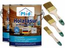 Bild 1 von Premium Holzlasur Holzschutzlasur Holzschutz Lasurpinsel Kiefer