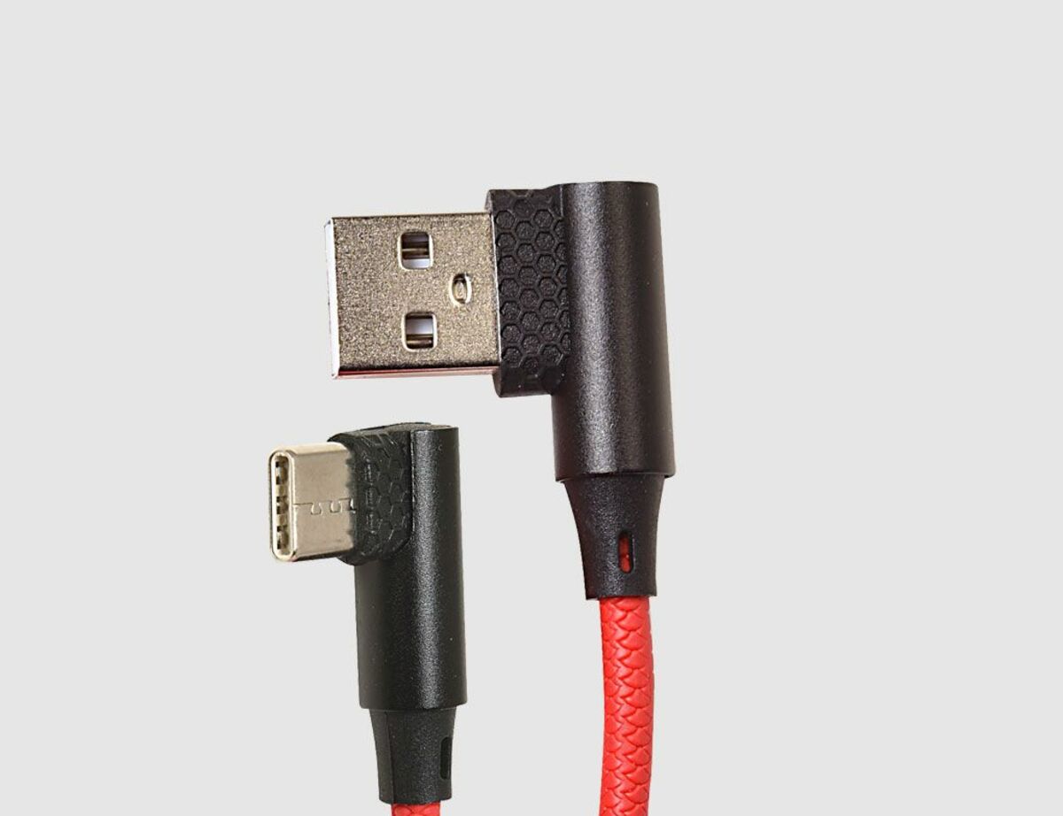 Bild 1 von USB Ladekabel 90°Winkelstecker