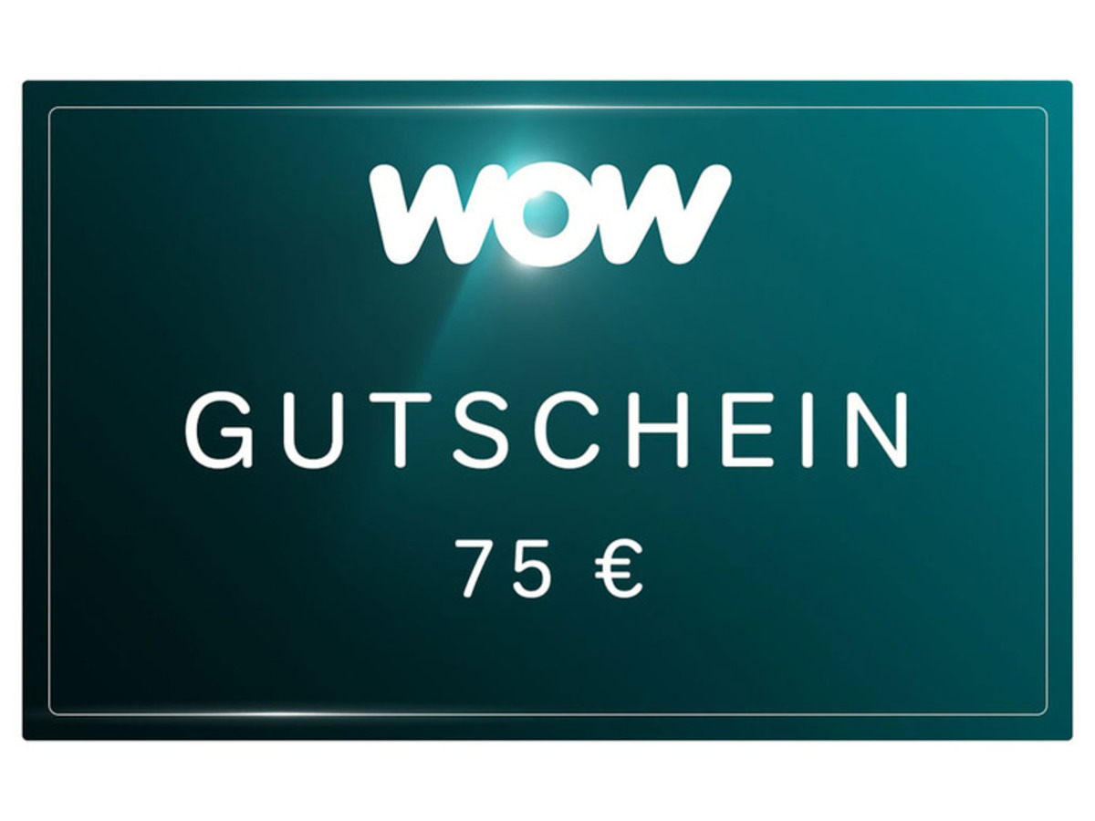 Bild 1 von WOW Streaming Guthabenkarte 75€