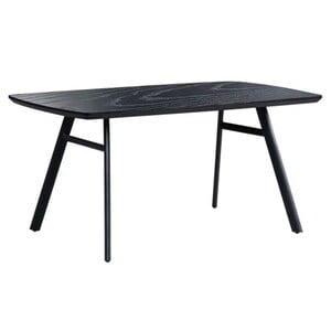 CASAVANTI Esstisch 180 x 90 cm schwarz - A-Gestell - Eiche schwarz - furniert - Länge 180 cm - Breite 90 cm - Höhe 75 cm