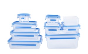 Frischhaltedosen, 9-er Set transparent/klar Kunststoff Küchenzubehör