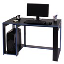 Bild 1 von Schreibtisch MCW-J26, Computertisch Bürotisch, 120x60x76cm ~ schwarz-blau