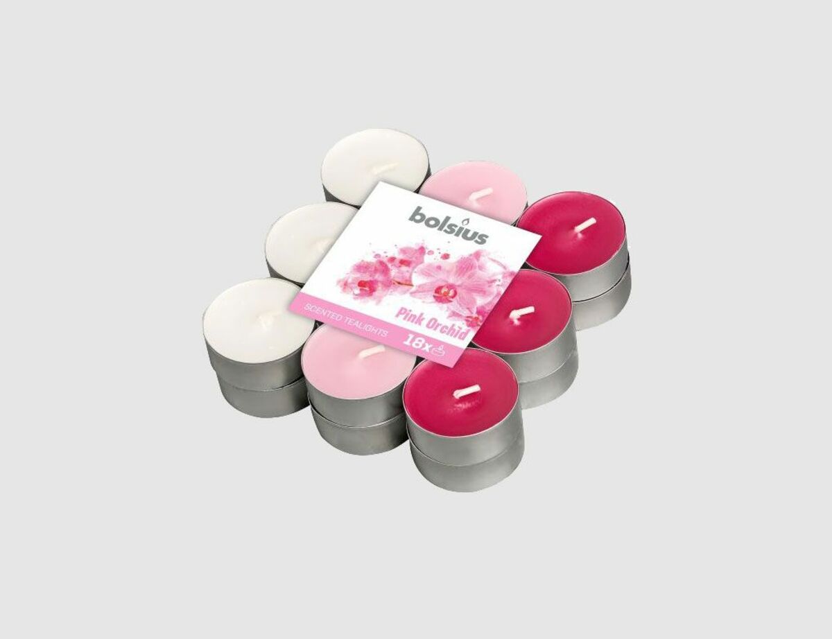 Bild 1 von Duft-Teelichter Flatpack Pink Orchidee