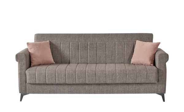 Bild 1 von Sofa 3-sitzig  Polo grau Maße (cm): B: 215 H: 84 T: 91 Wohnzimmermöbel