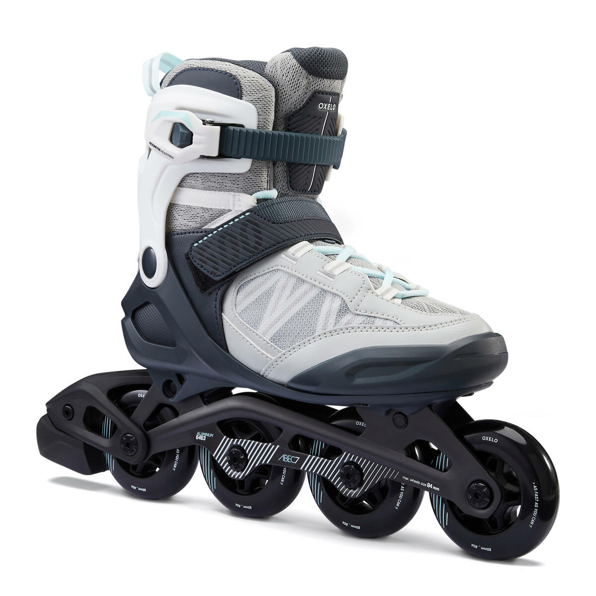 Bild 1 von Inline-Skates Inliner Damen/Herren - FIT500 hellgrau