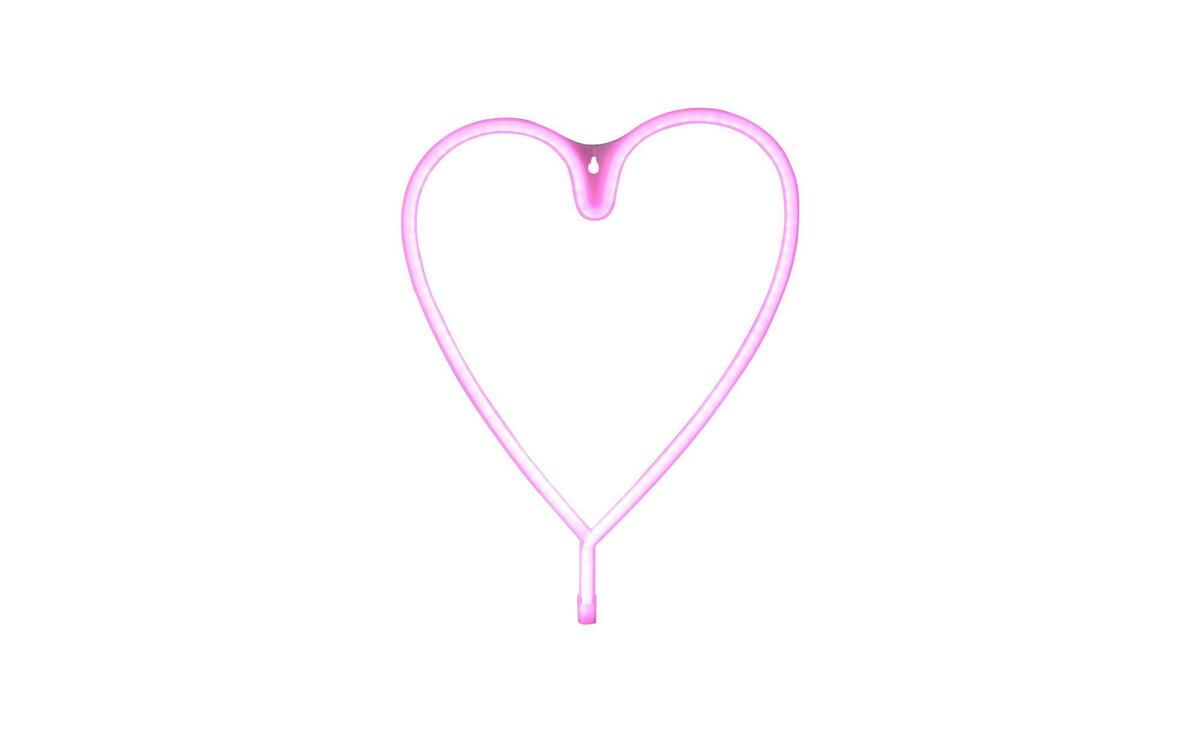 Bild 1 von Paul Neuhaus Neonleuchte rosa/pink Maße (cm): B: 2 H: 3,8 T: 3,8 Prospektangebote