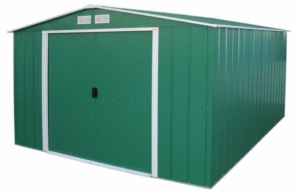 Bild 1 von Metallgerätehaus Duramax Colossus ECO XXL 11,6 m² grün - Duramax 61361